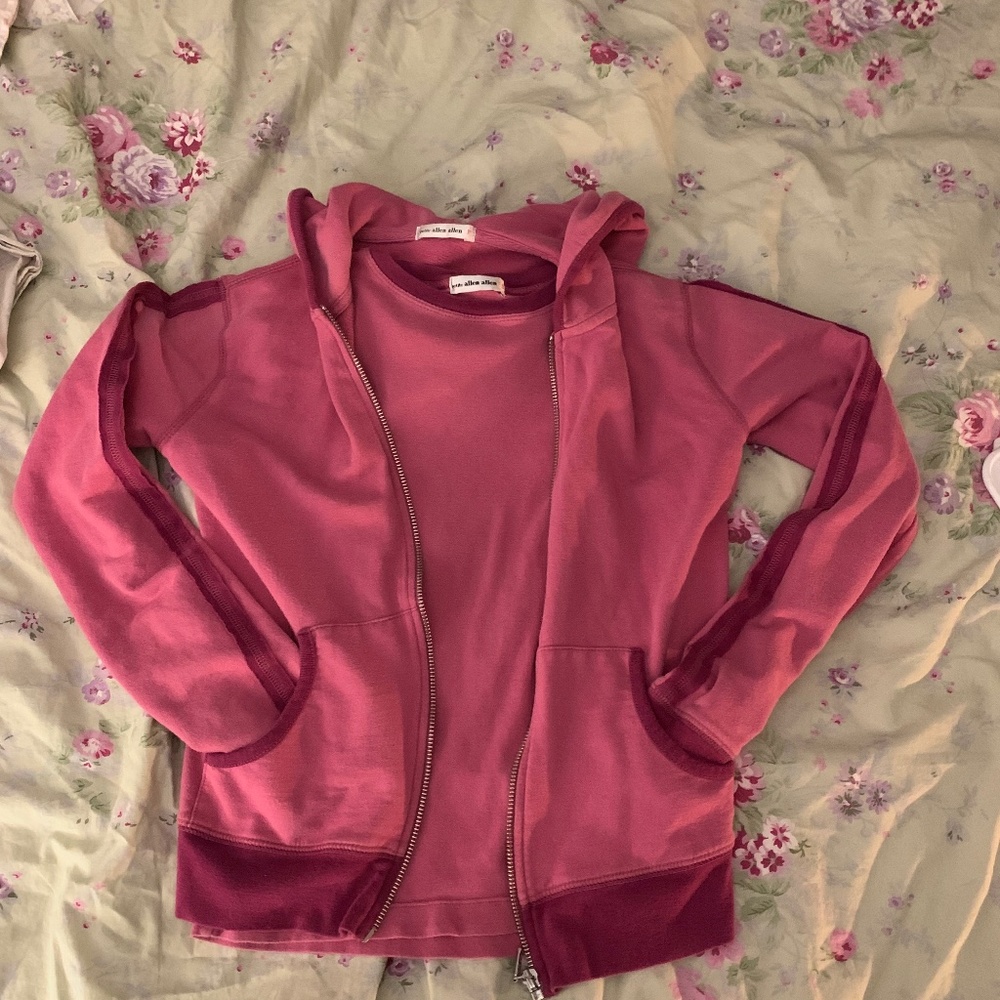 Matching tee and sweater set